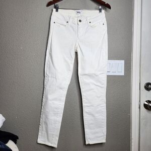 Paige Womens White Kylie Crop Jeans